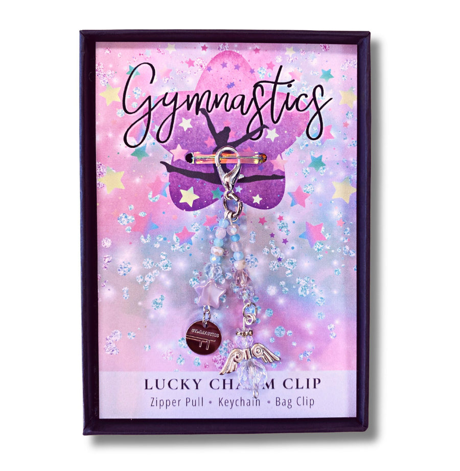 Gymnastics Charm Clip, 'Gymnastics' charm, that PERFECT little something.