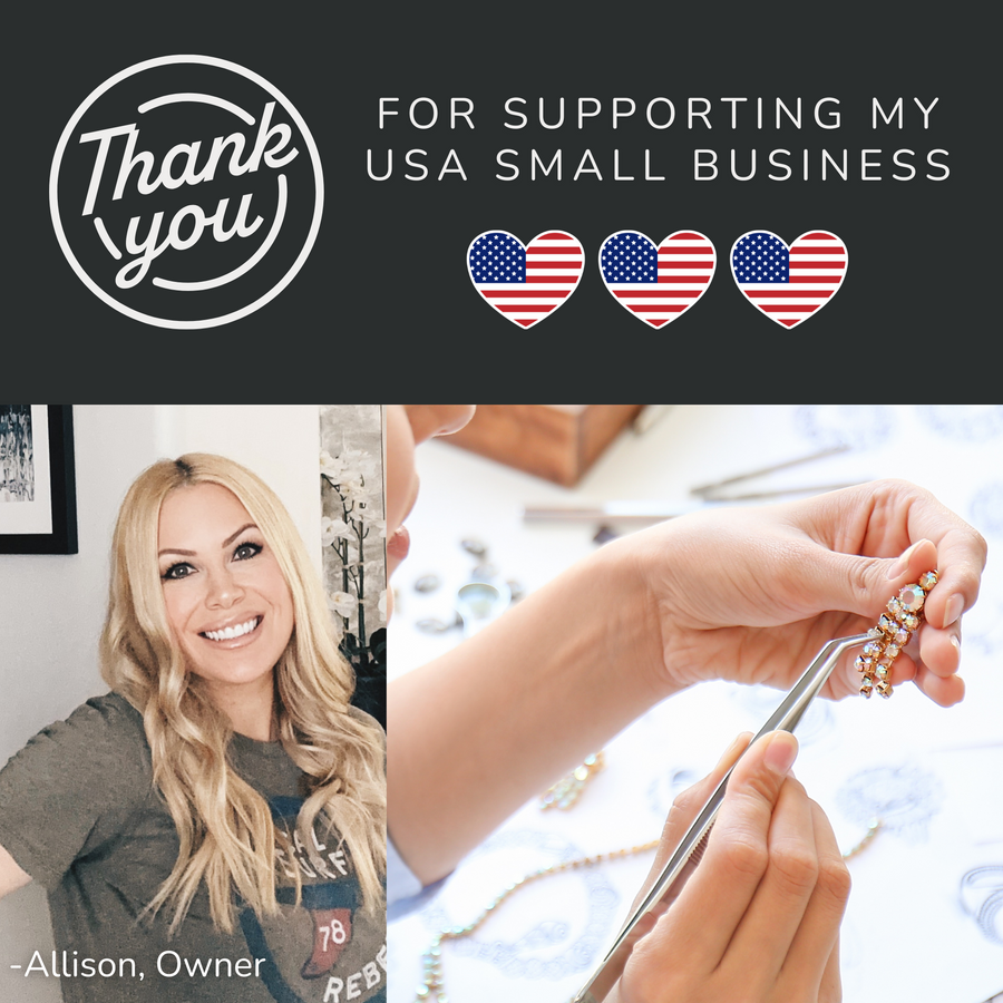 Thank you for supporting my USA small business.