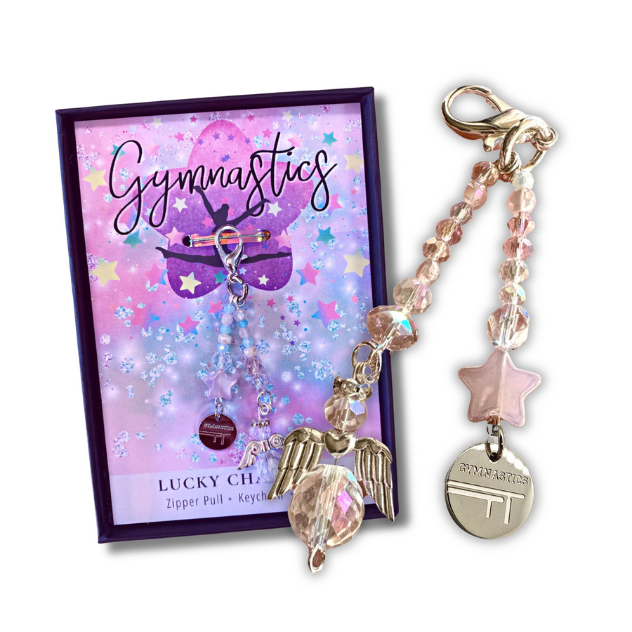 Gymnastics Charm Clip, 'Gymnastics' charm, that PERFECT little something.