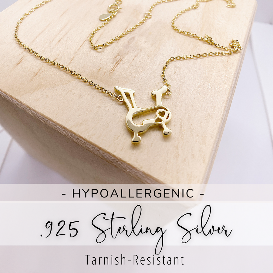 Indoor Cycle Necklace - Solid .925 Sterling Silver
