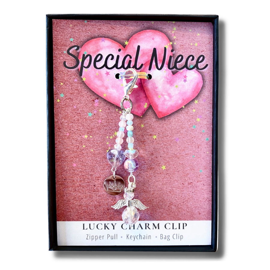 Special Niece Charm Clip, 'Princess Crown' charm, that PERFECT little something!