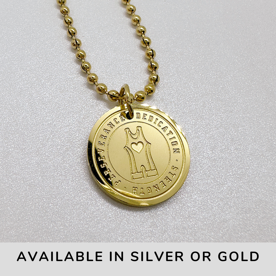 Available in Silver or Gold.