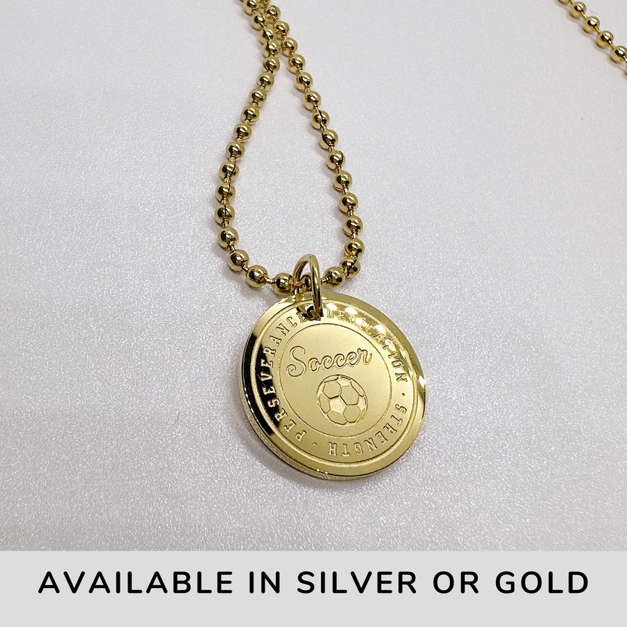 Available in Silver or Gold.