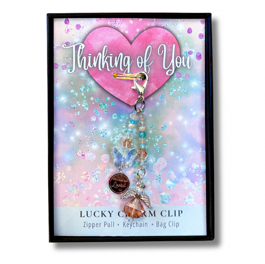 Thinking of You Charm Clip, 'You are so Loved' charm, that PERFECT little something!