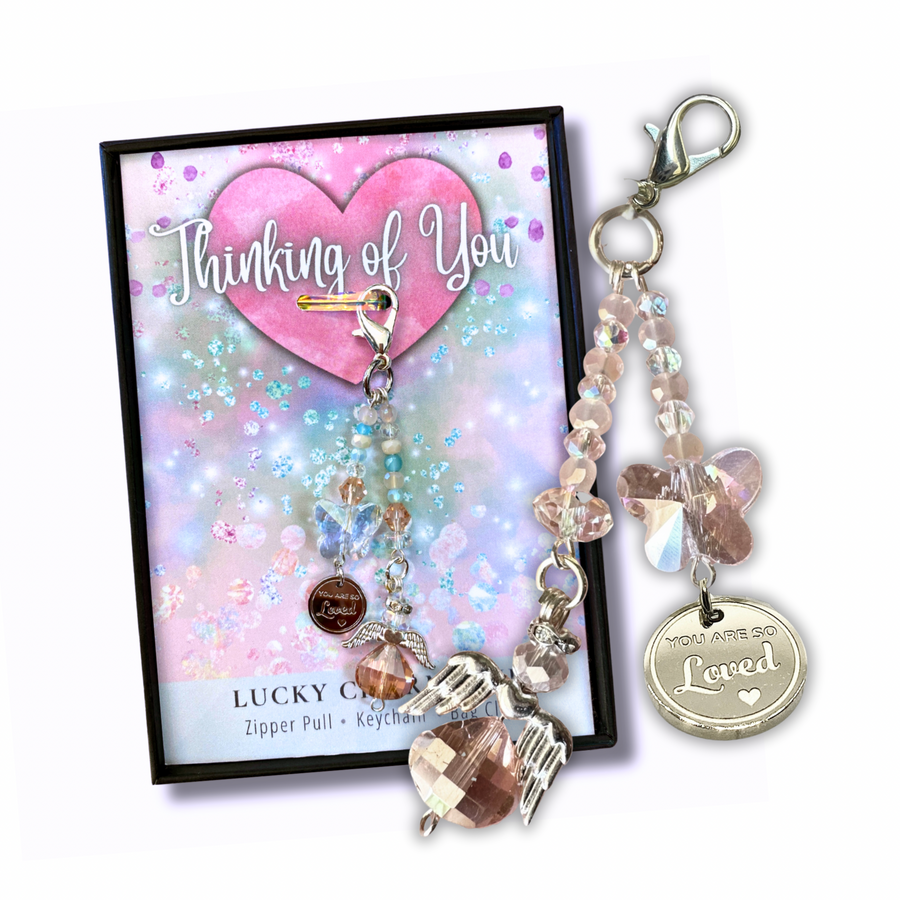 Thinking of You Charm Clip, 'You are so Loved' charm, that PERFECT little something!