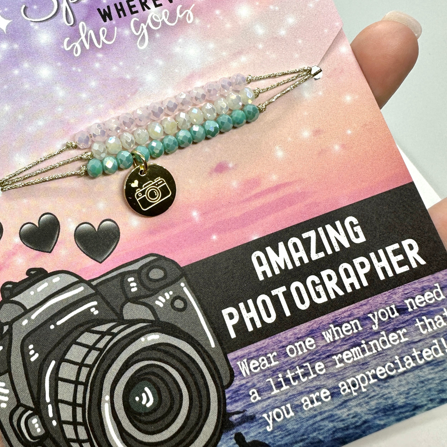 Photographer Charm Bracelet