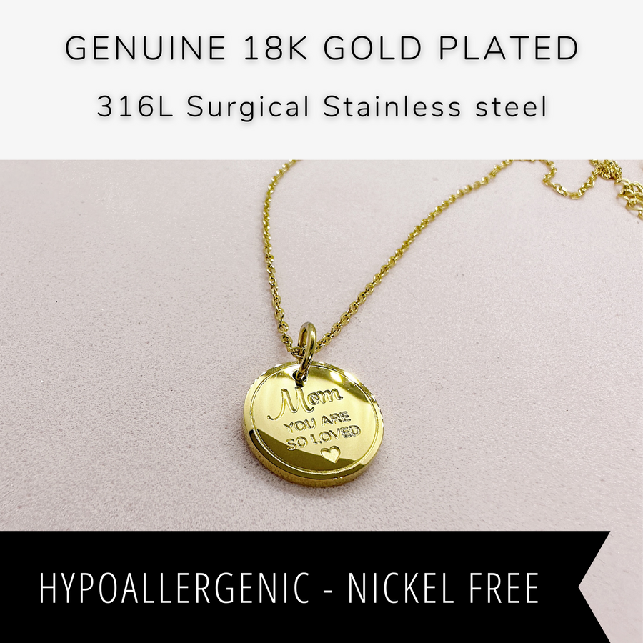 Gift for Mom | Mom Necklace | Hypoallergenic and Tarnish-Resistant