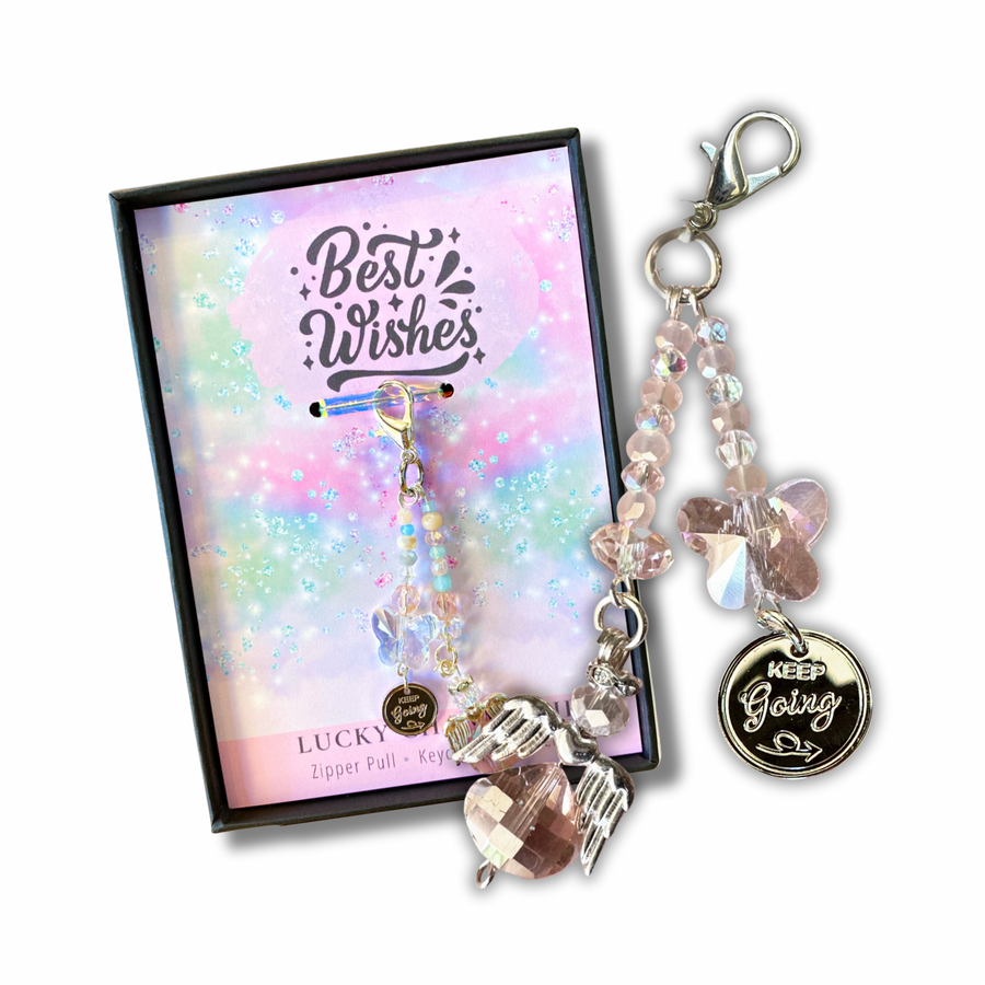 Best Wishes Charm Clip, 'Keep Going' charm, that PERFECT little something!