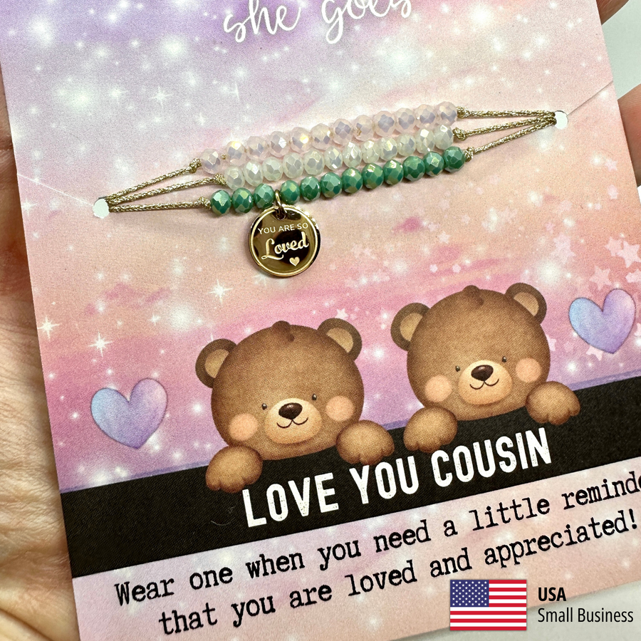 Cousin Bracelet Set | Gift for Cousin