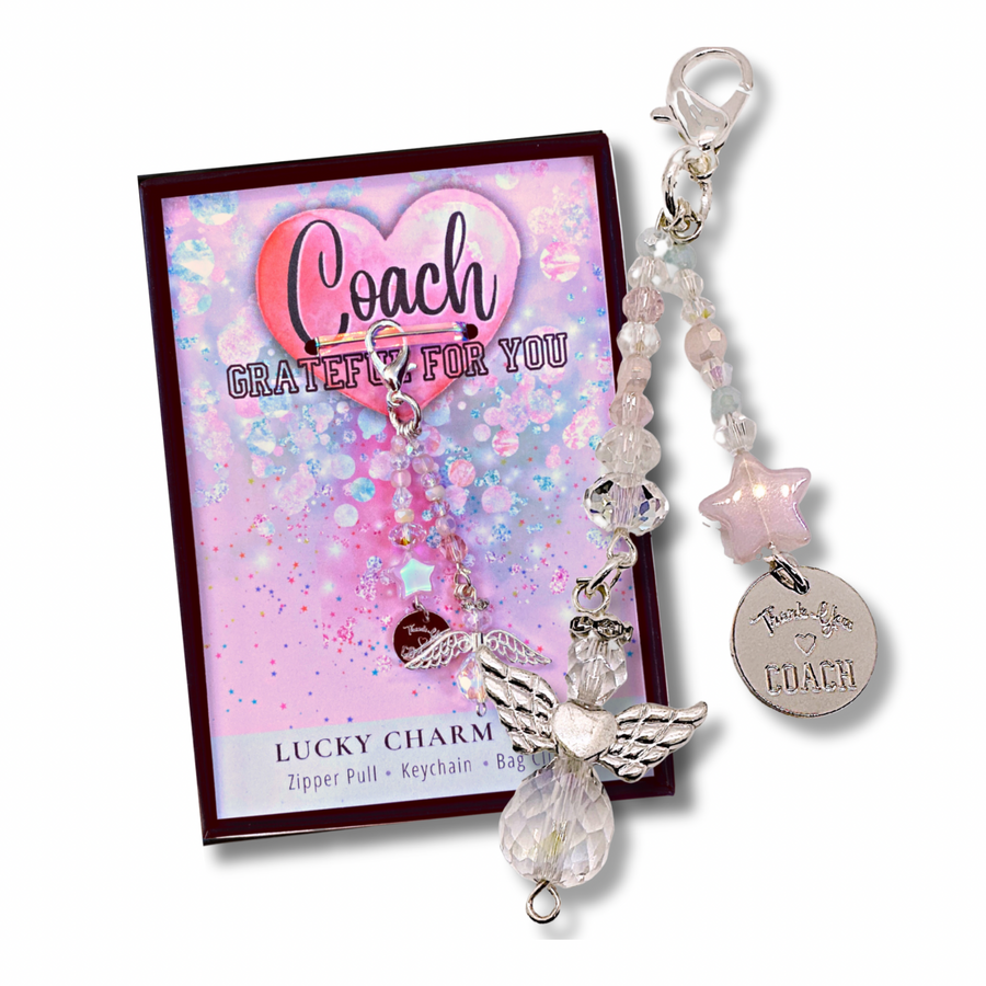 Coach Charm Clip, 'Thank you Coach' charm, the PERFECT little something!