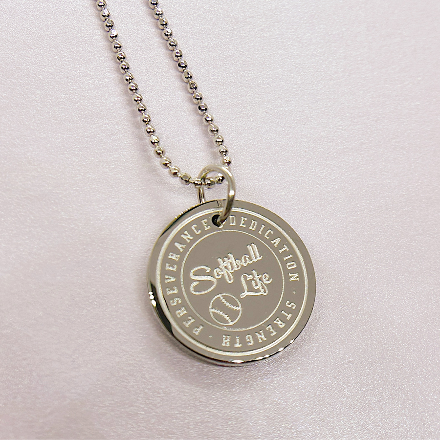 Softball Charm Necklace