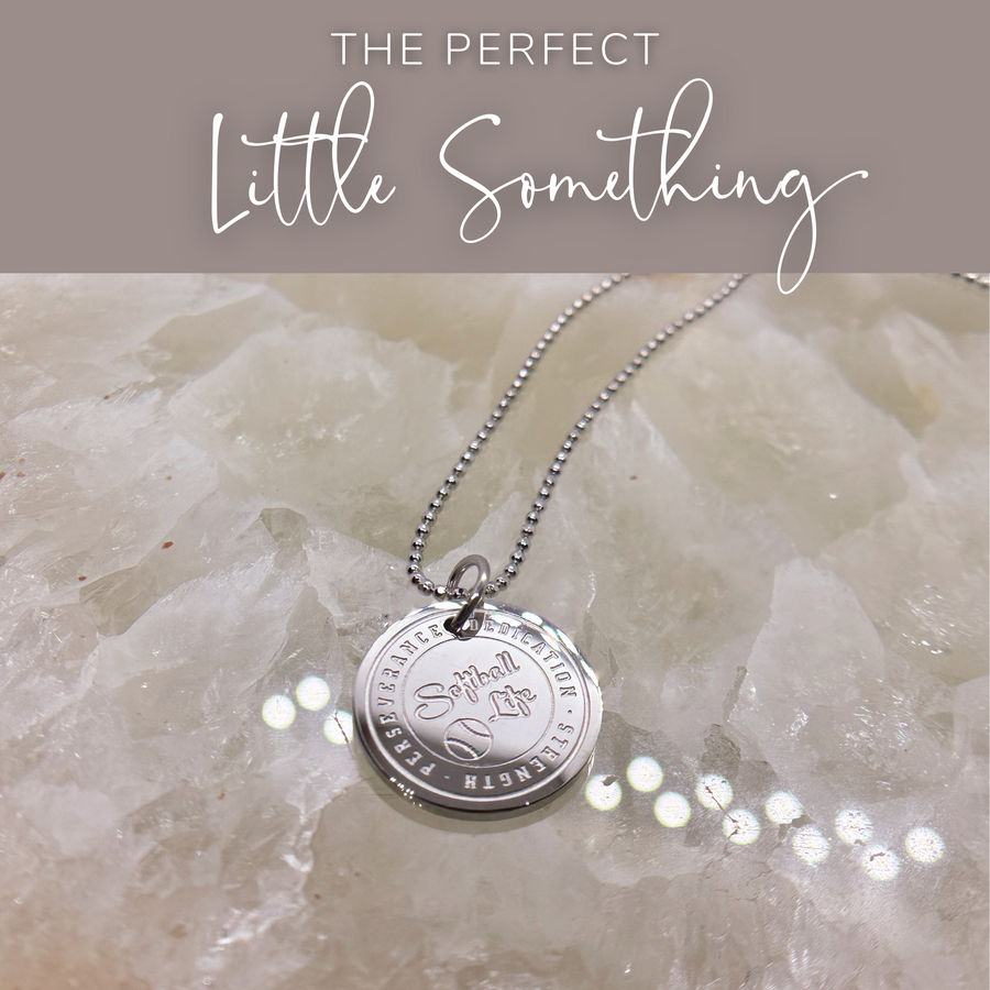 Softball Charm Necklace
