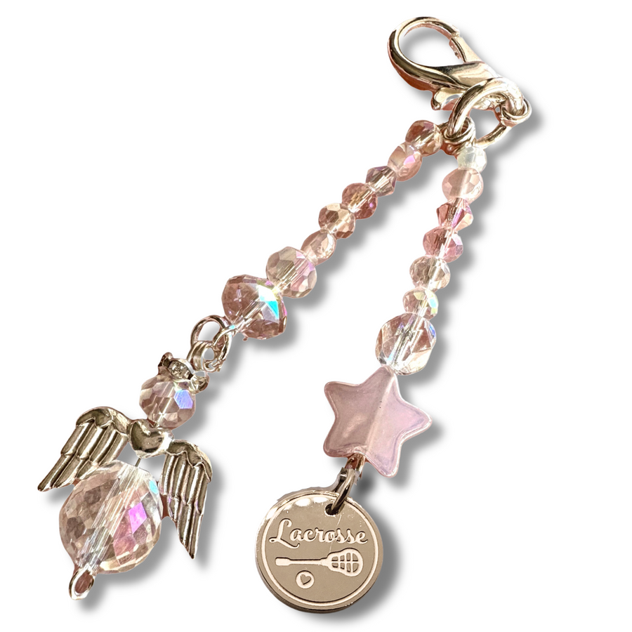 Lacrosse Life Charm Clip, 'Lacrosse' charm, that PERFECT little something!