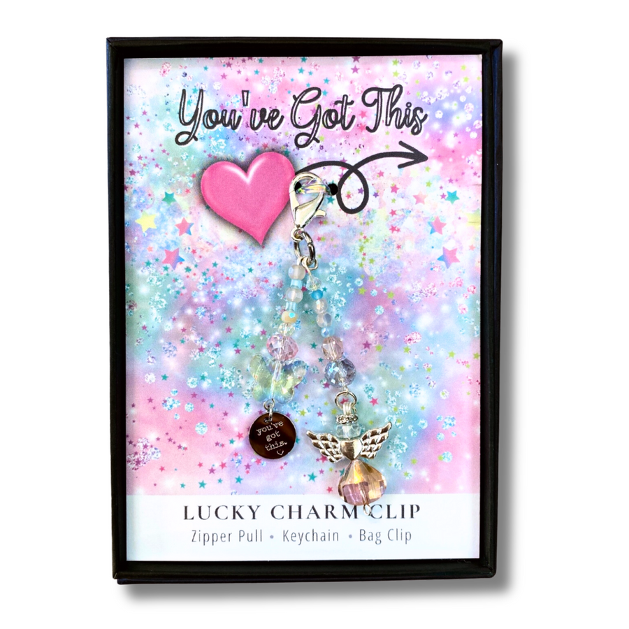 You've Got This Charm Clip with ''You've Got This' charm, that PERFECT little something!