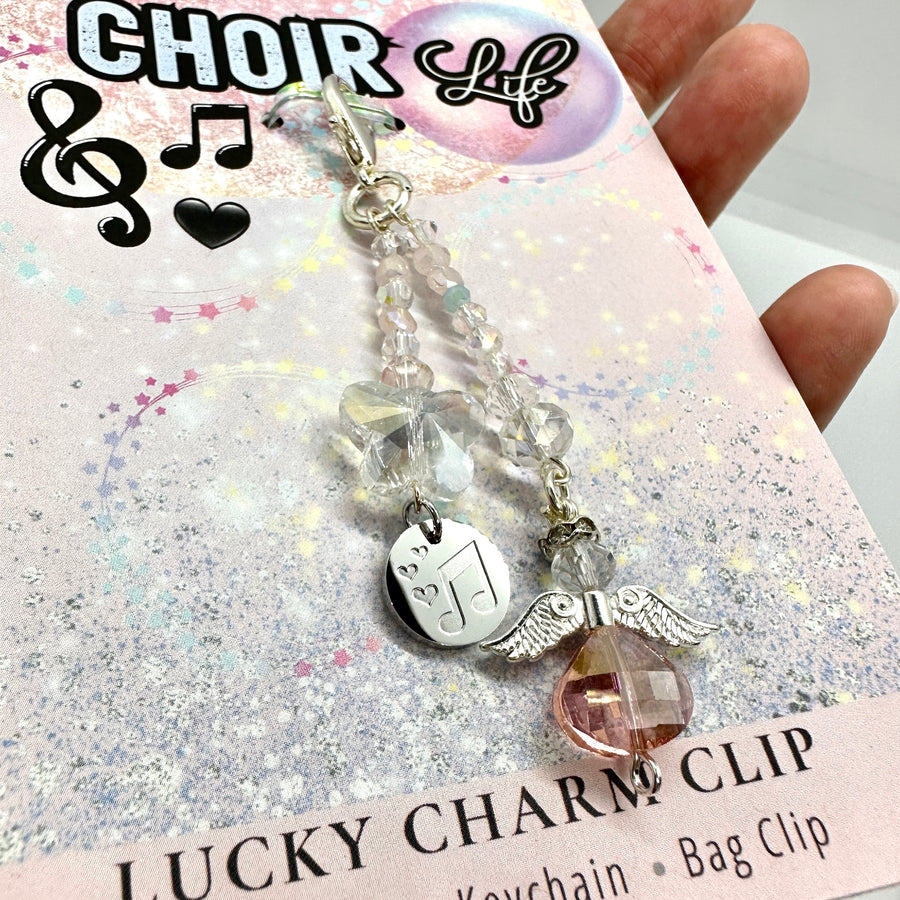 Choir Life Charm Clip with 'Music Note' charm, the PERFECT little something.