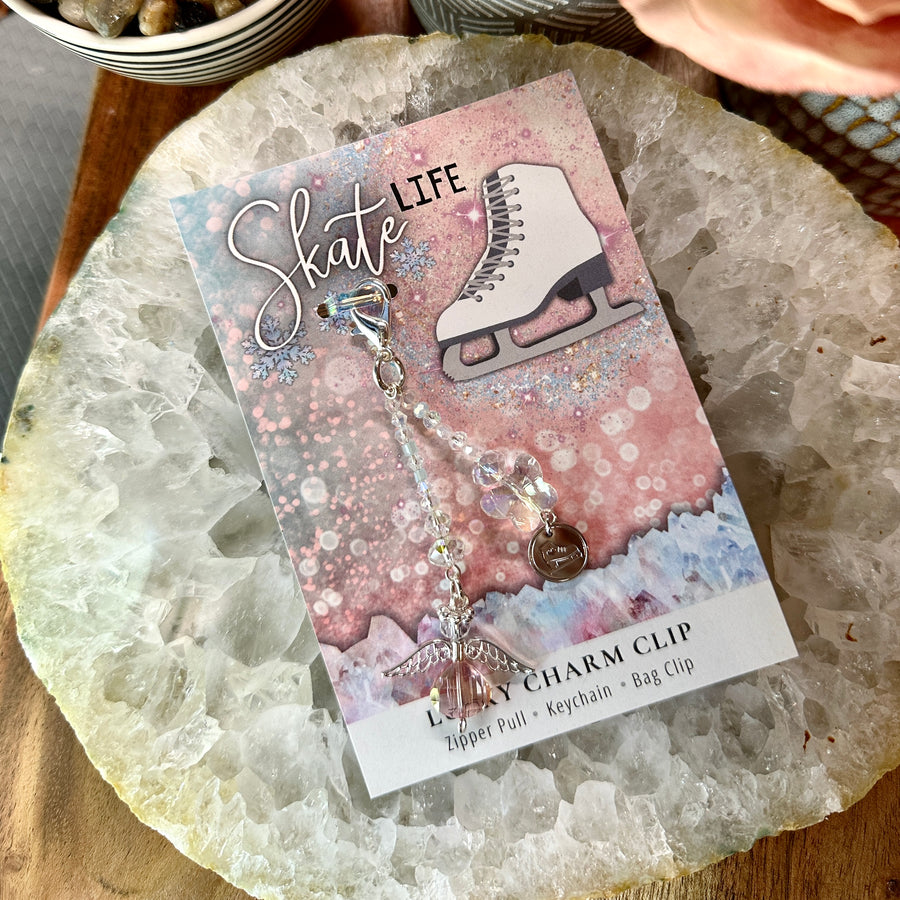 Skate Life Charm Clip with 'Skate' charm, the PERFECT little something.
