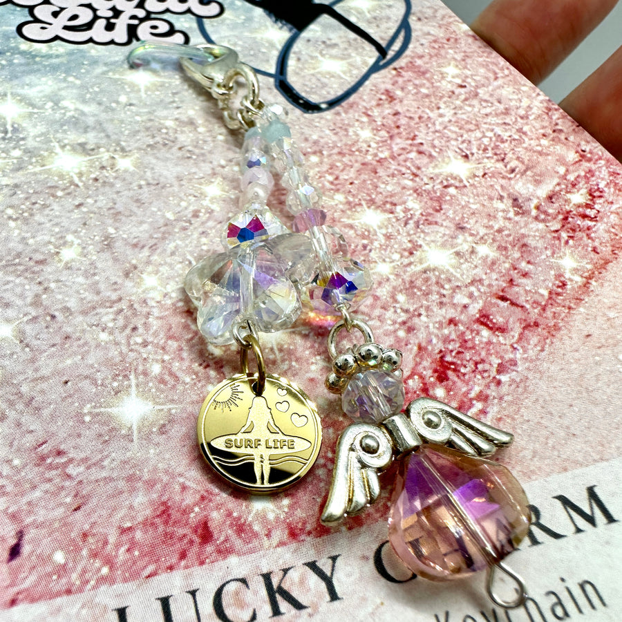 Board Life Charm Clip with 'Surf Life or SUP Girl' charm, the PERFECT little something.