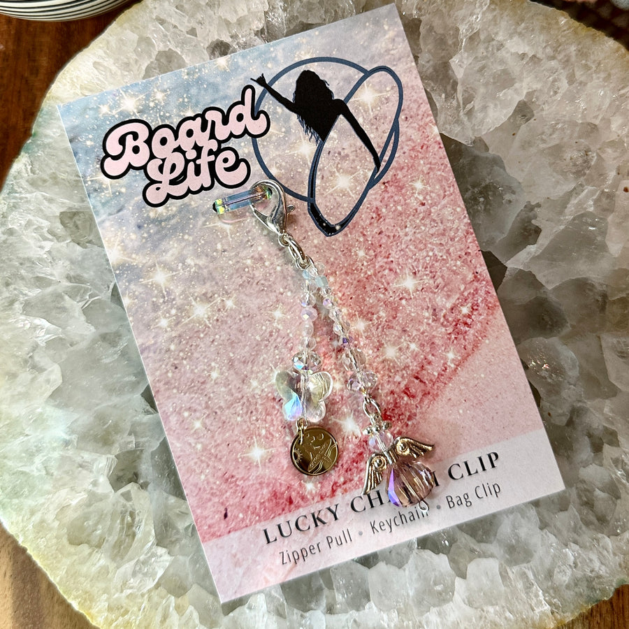 Board Life Charm Clip with 'Surf Life or SUP Girl' charm, that PERFECT little something.