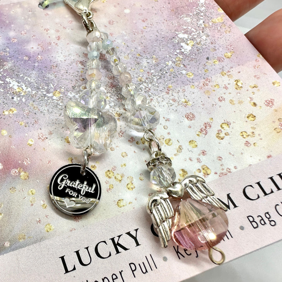 Awesome Manager Charm Clip with 'Grateful for you' charm, the PERFECT little something.
