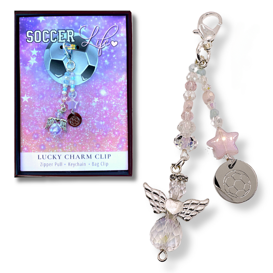 Soccer Ball Life Charm Clip, 'Soccer Ball' charm, that PERFECT little something!