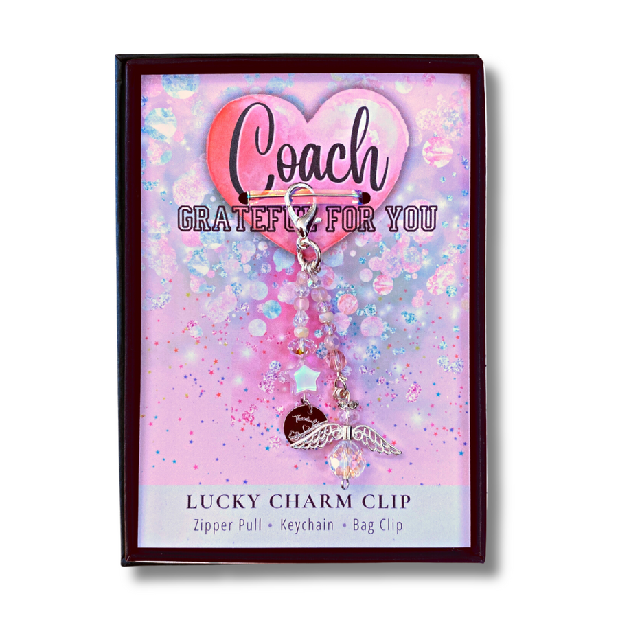 Coach Charm Clip, 'Thank you Coach' charm, the PERFECT little something!