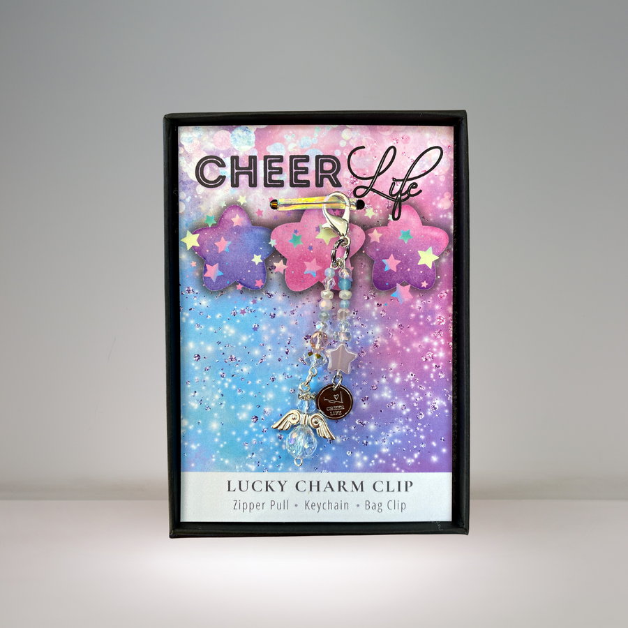 Cheer Life Charm Clip, with Megaphone-Cheer Life charm, that PERFECT little something!