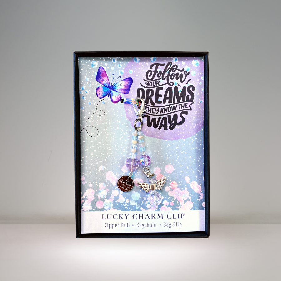 Follow Your Dreams Charm Clip, 'She Believed she could so she did' charm, that PERFECT little something!