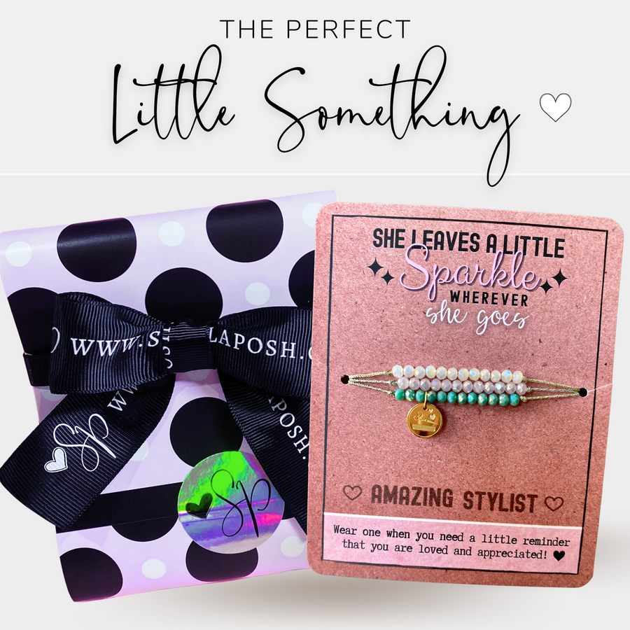 Amazing Stylist Bracelet set with gift ready packaging; the PERFECT little something.
