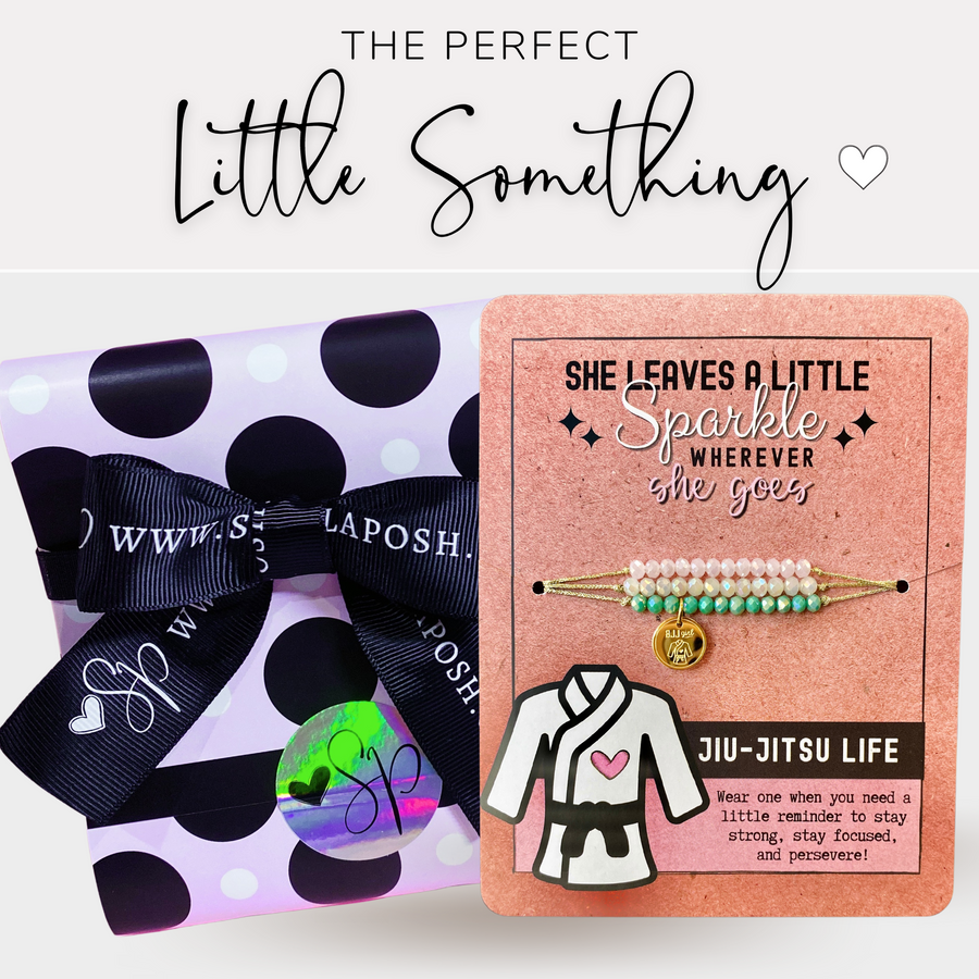 Jiu Jitsu Life Charm Bracelet Set with gift-ready packaging; the PERFECT little something.