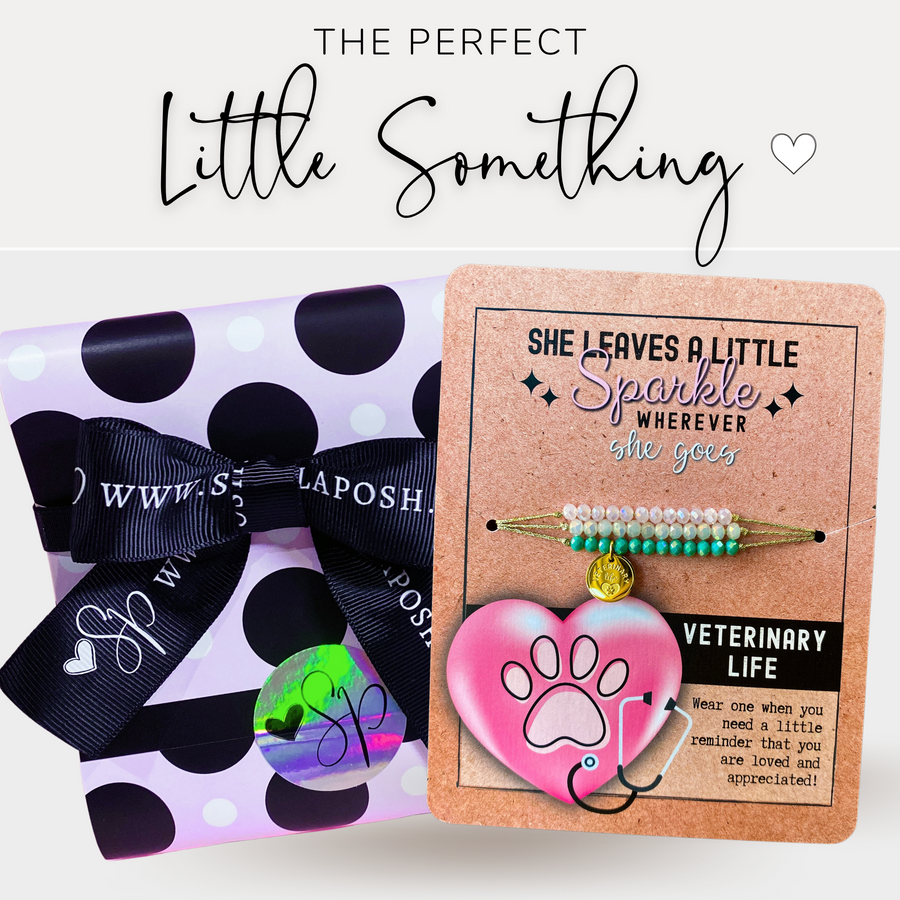 Veterinary Life Charm Bracelet Set with gift ready packaging, the PERFECT little something.