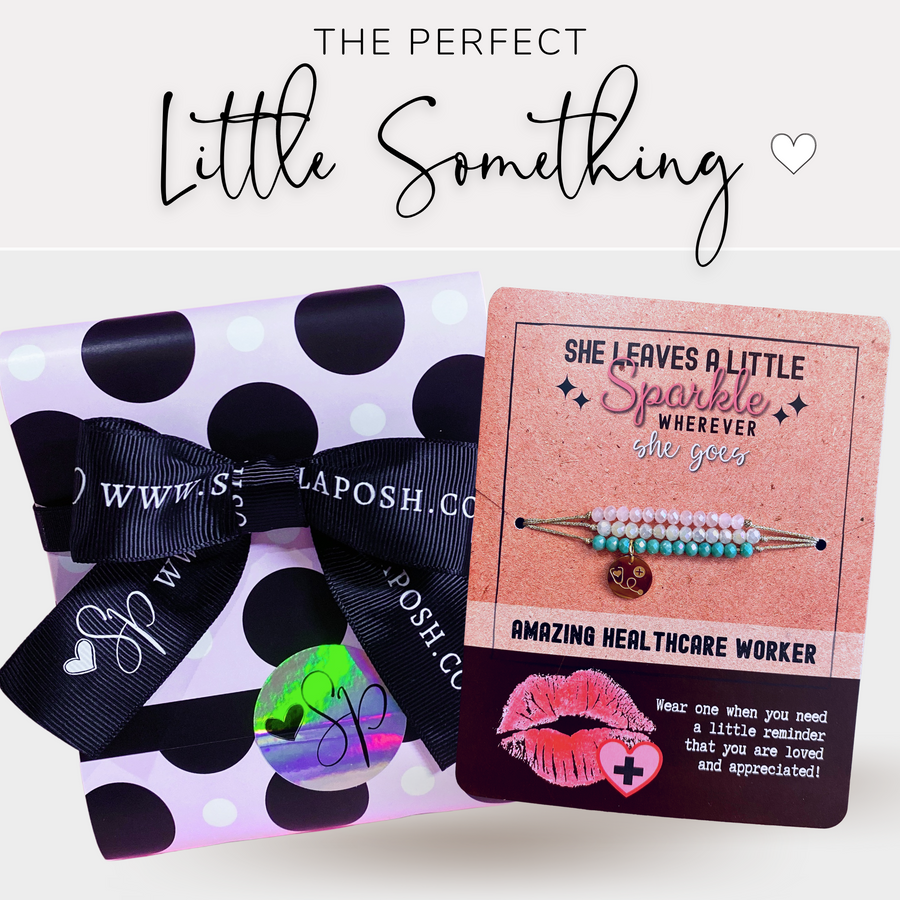 Amazing Healthcare Worker Bracelet set with gift ready packaging; the PERFECT little something.
