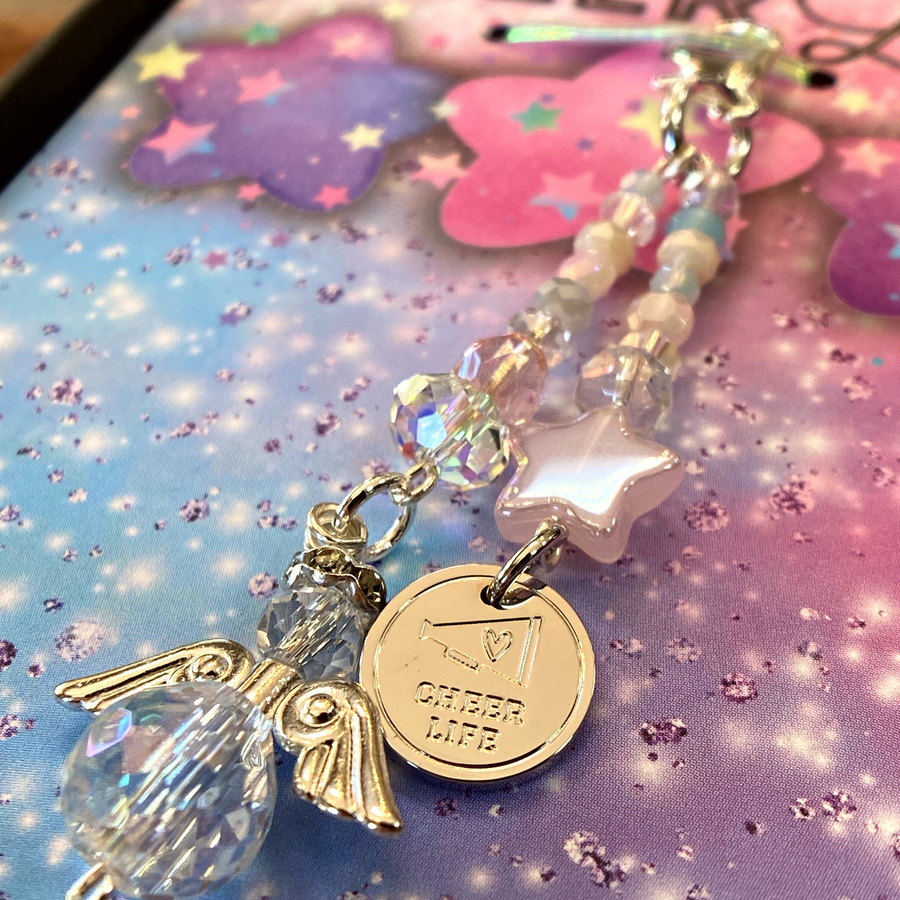 Cheer Life Charm Clip, with Megaphone-Cheer Life charm, that PERFECT little something!