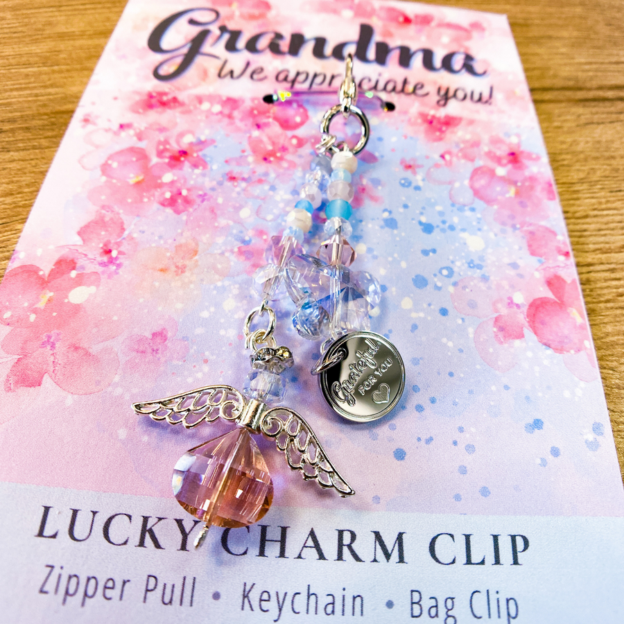 Grandma Charm Clip, 'Grateful for You' charm, that PERFECT little something!
