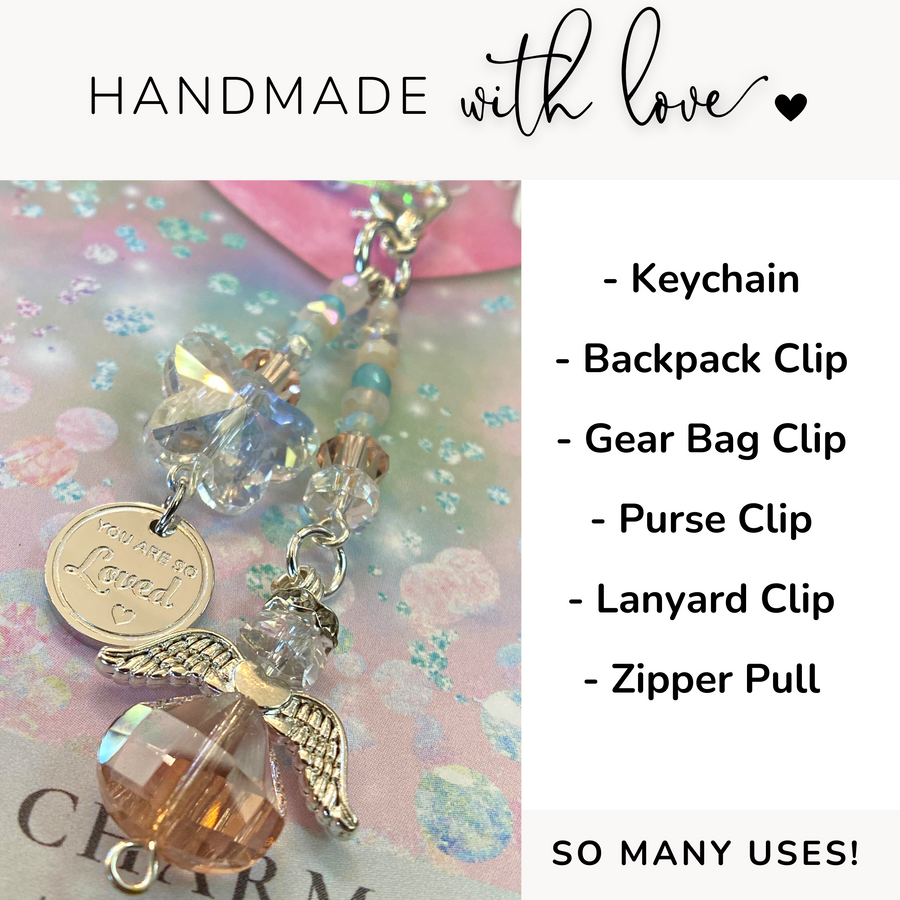 So Many Uses! Thinking of You  Charm Clip, handmade with love!
