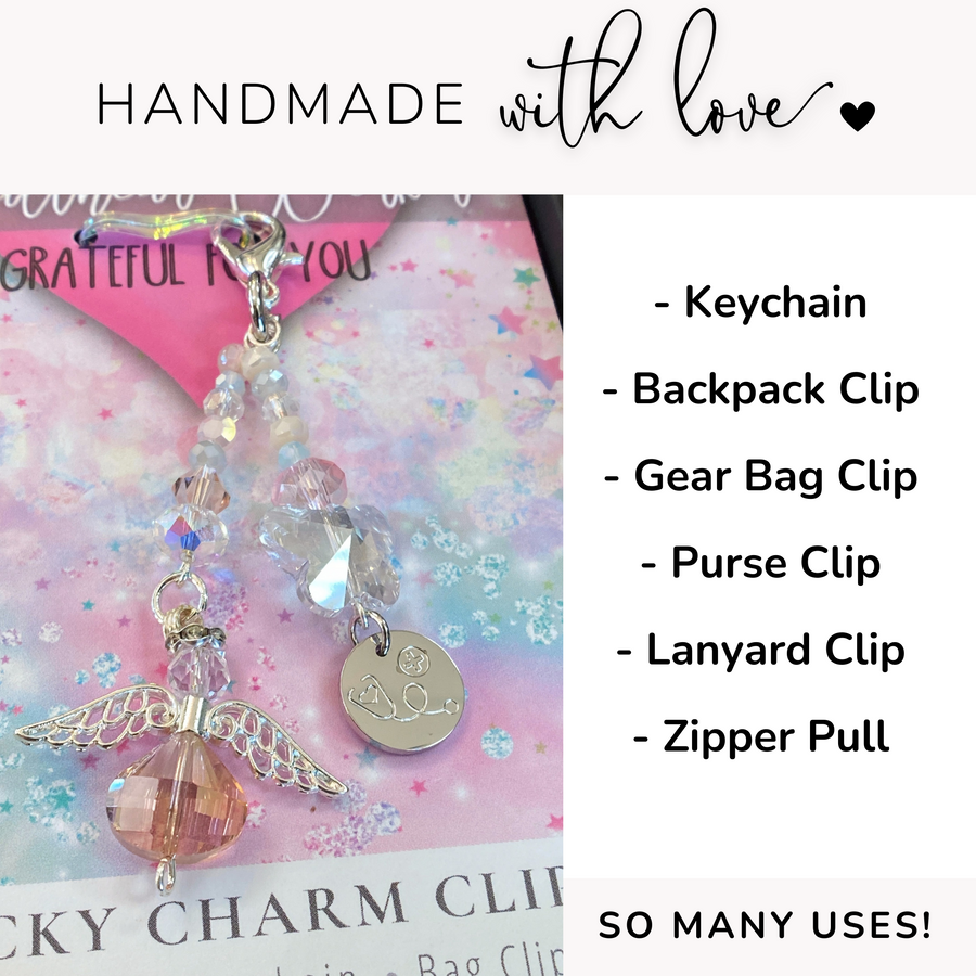 So Many Uses! Healthcare Worker Charm Clip, handmade with love!