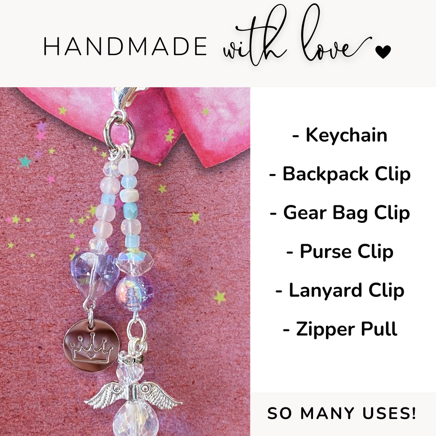 So Many Uses! Special Niece Charm Clip, handmade with love!