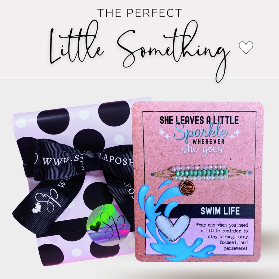 Swim Life Bracelet Set with gift ready packaging; the PERFECT little something.