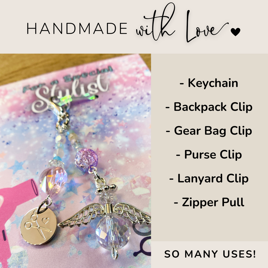 So Many Uses! Special Stylist Charm Clip, handmade with love!