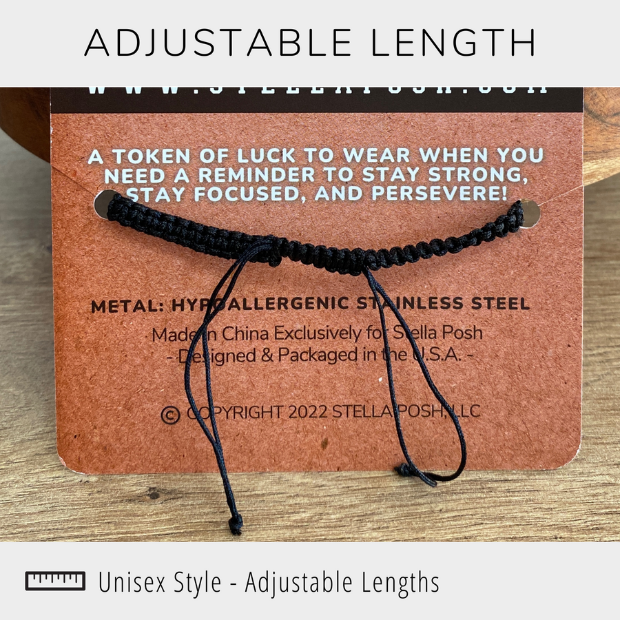 Adjustable wristband, hypoallergenic stainless steel.