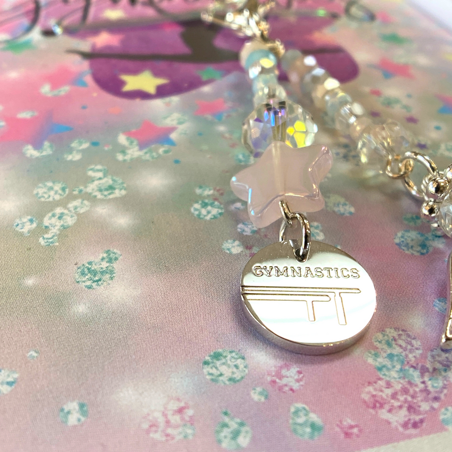 Gymnastics Charm Clip, 'Gymnastics' charm, that PERFECT little something.