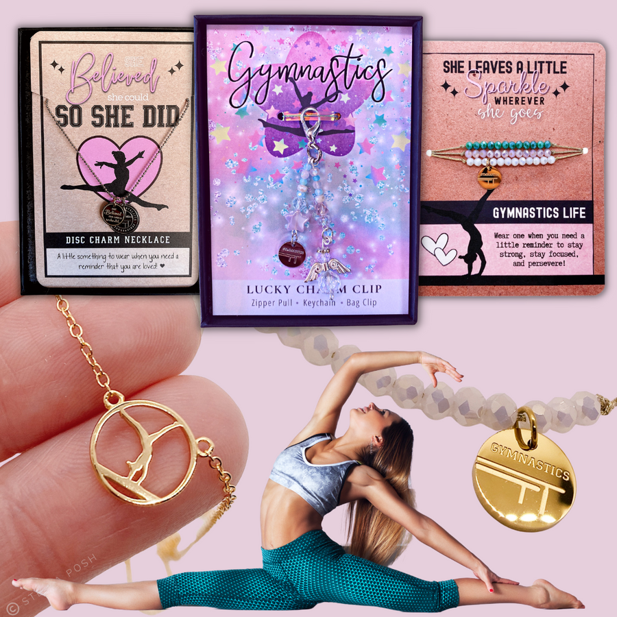 Gymnastics products with Stella Posh.
