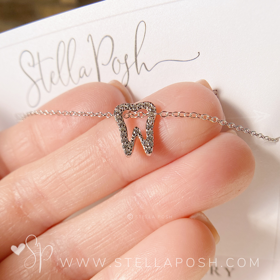 .925 silver Tooth Necklace.